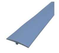 1PC 1m/39.37inch Self Adhesive T-Shaped Wooden Floor Strip Gap Transition Door Crossing Threshold, Seam Edge Suitable for Connecting Floor Gaps(Gray)