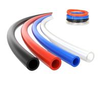 1pc 1M 5M 10Meter PU Hose Compressor Hose Air Tube 4 * 2.5mm 6 * 4mm 8 * 5mm 10 * 6.5mm 12 * 8mm 14 * 10mm Pneumatic Air Hoses PU Pipe(Black 5m,8X5 MM)