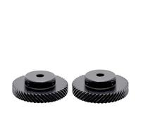 1pc 1M 60T 45 Degree Helical Gear - Left & Right Rotation - 45# Steel Bevel Gear with Bore Sizes 10-25mm(25mm (keyway 8mm) 1M 60T-Left)