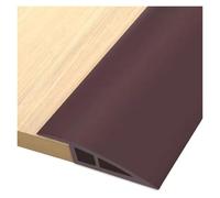 1pc 1m 7cmX1.5cm Carpet to Tile Floor Transition Strip Wear-Resistant Self Adhesive Threshold Cover Household Edging Trim Suitable for Connecting Floor Gaps(Coffee Color)