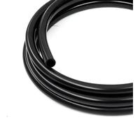 1pc 1m Food Grade Transparent Silicone Hose - Flexible,Multi-Color Water Hose with I.D. 0.5-10mm and O.D. 1-16mm(Black,1mmx3mm)