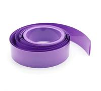 1pc 1M Purple PVC Heat Shrink Wrap - Waterproof Electrical Wire Protection Sleeve(Width 27mm Dia17mm)