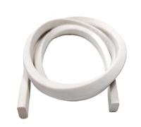 1PC 1M Square Silicone Sponge Strip - White Rubber Foamed Sealing Strip for Doors and Windows - Customizable Sizes(5x30mm)