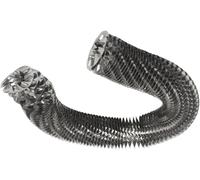1pc 1M SUS Spiral Hollow Fin Heat Sink for Efficient Tubular Cooling and Heating Applications(ID16mm height6mm)