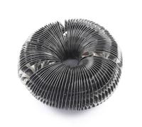 1pc 1M SUS Spiral Hollow Fin Heat Sink for Efficient Tubular Cooling - Ideal for Heating Applications(ID25mm height15mm)