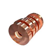 1pc 1M T2 Copper Strip Flat Sheet Thick 0.02~1mm Ultra-Thin Red Copper Foil Belt Plate Grounding Conductive Heat Sink Width 10~90mm(Thickness 0.2mm,Width35mm)