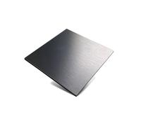 1pc 1mm Thick Brushed Stainless Steel Sheet - 304 Square Plate for Shop Decoration, Polished Metal Plate 4-20 Inch(20 inch*1mm*20 inch)