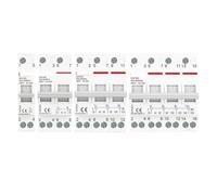 1pc 1P 2P 3P 4P 40A 63A Din Rail Modular MTS Dual Power Manual Transfer Switch AC Isolating Disconnect Switch Circuit Breaker(1P,40A)
