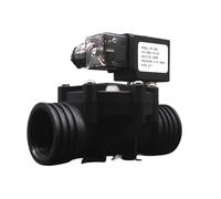 1pc 2/2-Way Pilot Type Solenoid Water Valve - Normally Closed Plastic Valve, 1/2" 3/4" 1" Sizes, 10bar, AC220V/DC12V/24V NBR Seal(3/4",12V)