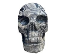 1pc 2-3kg Spiral Stone Crystal Skull Gem Spiritual Hand-Carved