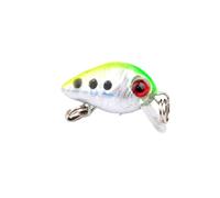 1pc 2.6cm 1.7g Mini Minnow Swimming Hard Crankbait Topwater Fishing Lures Lifelike Wobblers Artificial Bait Tackle(D)