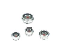 1PC 2" BSP Male Aluminum Oil Level Sight Glass Window Hex Head