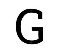 1pc 20/24 Inch Modern Metal House Number Sign Address Plaque Waterproof Letter Decor For Outdoor Wall Door Or Street(G,24inch)