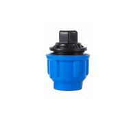 1Pc 20/25/32/40/50mm PVC PE Tube Tap Water Splitter Plastic Quick Valve Connector Agriculture Irrigation Pipe Fitting(End Cap,32mm)