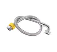 1pc 20/40/60/100/150/200cm G1/2'' Plumbing Explosion-Proof Flexible Braided Hose Anti-Winding Faucet Water Pipe For Kitchen Bathroom(D,20cm)