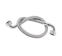 1pc 20/40/60/100/150/200cm G1/2'' Plumbing Explosion-Proof Flexible Braided Hose Anti-Winding Faucet Water Pipe For Kitchen Bathroom(E,20cm)