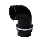 1PC 20~50mm Straight 90° Equal Elbow Connectors Tube Fitting Thread Black PVC Fish Tank Aquarium Drain Inlet Outlet Joints
