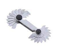 1pc 20-58 Blades Screw Pitch Gauge Metric & Imperial & US Screw Meter SAE Whitworth 55/60 Degree Metrisch Thread Measurement Tools(24Blades)