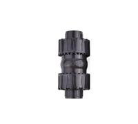 1pc 20~63mm UPVC Union Ball Check Valve PVC Plastic Check Valve Fish Tank Aquarium Garden Irrigation Water Treatment Accessories(Inner Diameter 40mm)