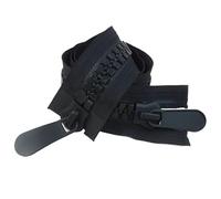 1Pc 20# Extra Large Resin Zipper 70-150cm Single/Double Open-End Zip Outdoor Tent Long Zippers for Sewing Closure Zips Repair(Black-Double,120 CM)
