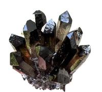 1pc 200-300g Black Smoky Quartz Crystal Cluster Home Office Aquarium Decoration Gift Gemstone Stone