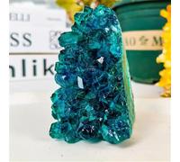 1pc 200-300g Lake Blue Crystal Cluster Vibrant and Crystal for Home Decoration