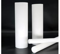 1pc 200mm PTFE Rod - PEFT Round Stick for Wear Resistance and Chemical Stability, Ideal for Mechanical and Electrical use(100mm*200mm)