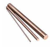 1pc 200mm Tungsten Copper Alloy Rod - High-Temperature Resistant Electrode Bar for Scientific Research and Experiments(Dia4mm)