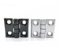1pc 2020 3030 4040 Aluminum Profile Accessory Zinc Alloy Hinge for 2020 3030 4040 Aluminum Profile Extrusion(4040 Black)