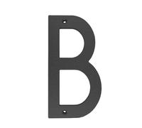 1pc 20cm 8 Inch 0-9/A-D Letters Big House Number ABS Numbers Address Sign Door Plates Home Yard Outdoor Numeros(Black-B)