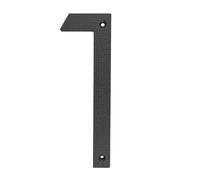 1pc 20cm 8 Inch 0-9/A-D Letters Big House Number ABS Numbers Address Sign Door Plates Home Yard Outdoor Numeros(Black-1)