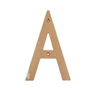 1pc 20cm 8 Inch 0-9/A-D Letters Big House Number ABS Relief Numbers Address Sign Door Plates Home Yard Outdoor Numeros(Gold-A)