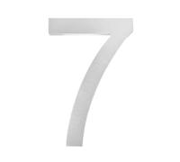 1pc 20cm 8 Inch House Number Outdoor Letters 0-9/A-D Numeric For Home Street Doorplates Yard Hotel Plaque Signs Address Numbers(Silver-7)