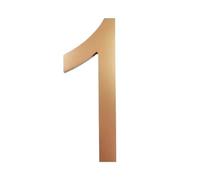 1pc 20cm 8 Inch House Number Outdoor Letters 0-9/A-D Numeric For Home Street Doorplates Yard Hotel Plaque Signs Address Numbers(Golden-0)