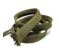 1pc 20Meters Cotton Braided Cable Sleeving for Power Audio Wire - Shock Absorber Braided Sleeve for Electronics,Home Use(25mm)