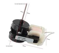 1pc 20V-240V/ 50-60HZ Refrigerator Fan Motor Replacement Part Evaporator Replaces Part Fan Motor Replacement Part(B)
