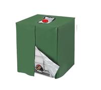1pc 210D Outdoor Zipper IBC Tote 275 Gallon 1000L Water Tank Polyester All Purpose Covers for Outdoor Use(Green)