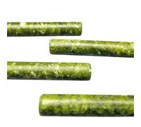 1pc 21cm Green Jade Crystal Wand Stick for Cleaning and Protection Spiritual Tool Gemstone Stone