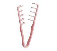 1Pc 22.5x10.5cm Wide-Tooth Texture Comb, Volumizing Root Lift Tool for Curly & Wavy Hair, Lightweight Styling Comb for Women (pink)