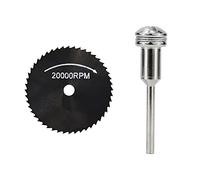 1pc 22-60mm HSS Saw Blade With 3.175mm Mandrel For Cutting Wood/Metal Mini Circular Saw Blade Set Wood Cutting Disc,50mm(32mm)