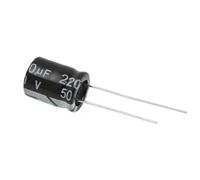1pc 220UF 50V Aluminum Electrolytic Capacitors PKNVKZIDK