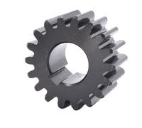 1pc 22T-30T 2M Spur Gear 45# Steel 26 27 28 30 Teeth Drive Flat Gear Keyway Bore 12/14/15/16/17/18-32mm(24mm 8x3.3mm,27 Teeth (OD 58mm))