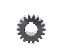 1pc 22T-30T 2M Spur Gear Steel 22 23 24 25 26 27 28 30 Teeth Drive Flat Gear Keyway Bore 12/14/15/16/17/18/19/20/22/24-32mm(12mm-keyway 4x1.8mm,23 Teeth (OD 50mm))