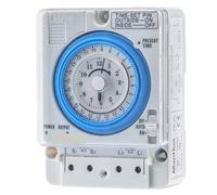 1pc 24H 12VDC 15A Din Rail Timer Switch TB35 Analog Time Control Switch Mechanical Time Controller