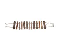 1pc 24in parrot the nature rope, swing wooden toy wood with hooks for exercise hanging on a climbing bridge for parrots and small animals