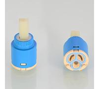 1pc 25/30/35/40MM Ceramic Disc Faucet Cartridge Replacement - Water Tap Cartridge for Kitchen,Bathroom Faucets(G-25mm)