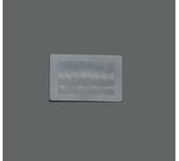 1PC 25.5x12.5mm Schistose Type HD PE Human Body Infrared Sensor Lens PIR Lens 11m Sensing Distance Focal Length 11mm