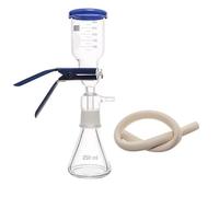 1pc 250ml Vacuum Filtration Apparatus - Borosilicate Glass Polymer Filter for Chemistry Lab Use