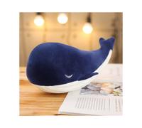 1pc 25CM Cartoon Super Soft Plush Toy Sea Animal Big Blue Whale Soft Toy
