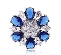 1Pc 25mm Glitter Rhinestone Jewelry Sexfoil Shape Decorative Button Sewing Decorative Clothing Bulk Rhinestone Gold Clothing